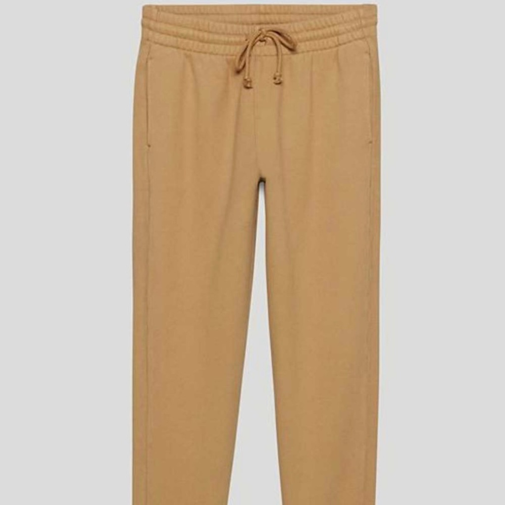 TNA Cozy AF Tan Jogger Pants, size M